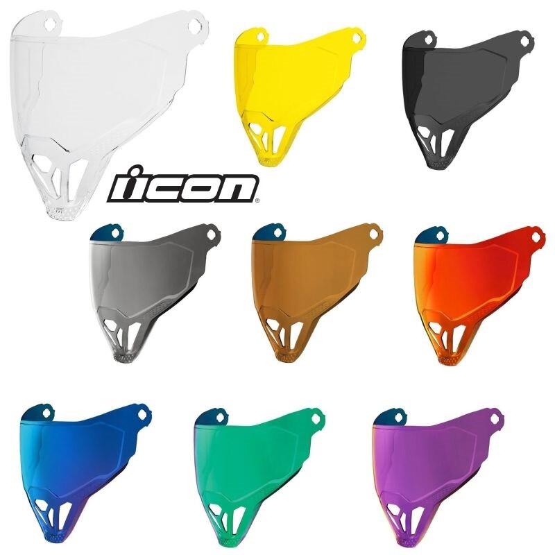 Icon Airflite ForceShield Helmet Face Replacement shield - Pick Color