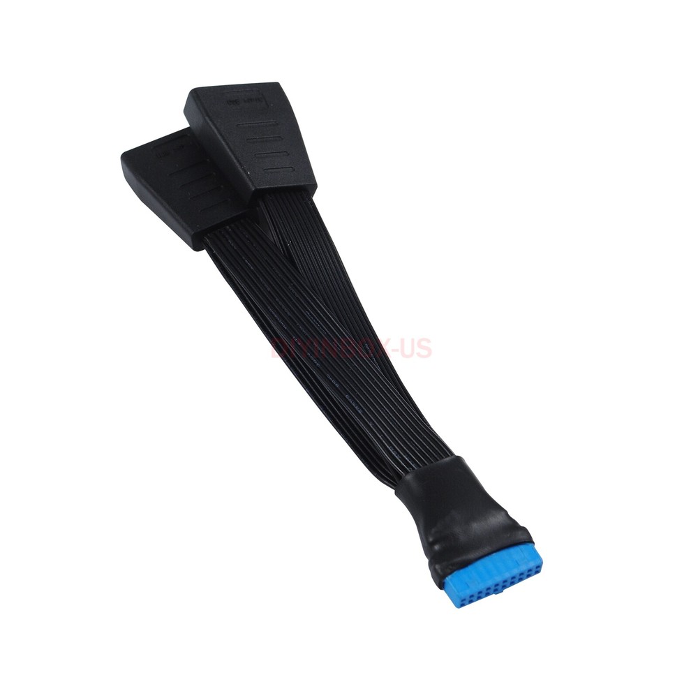 19Pin Header USB 3.0 1 to 2 Splitter Internal USB Hub for Computer Motherboard