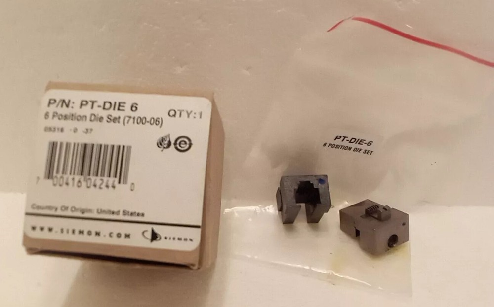 Siemon PT-DIE-6  ~  6 Position Die Set