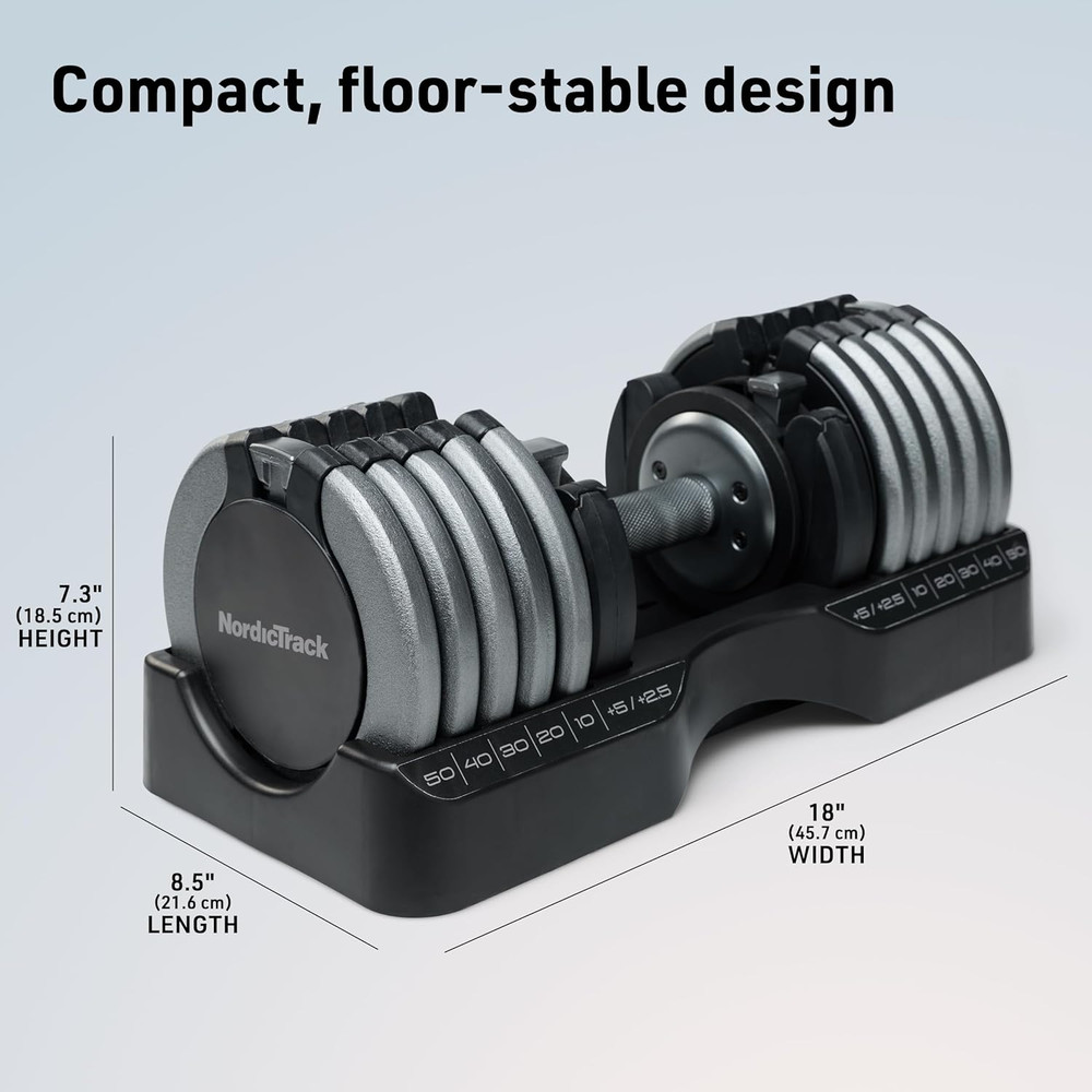 Nordictrack Select-A-Weight Adjustable Dumbbells