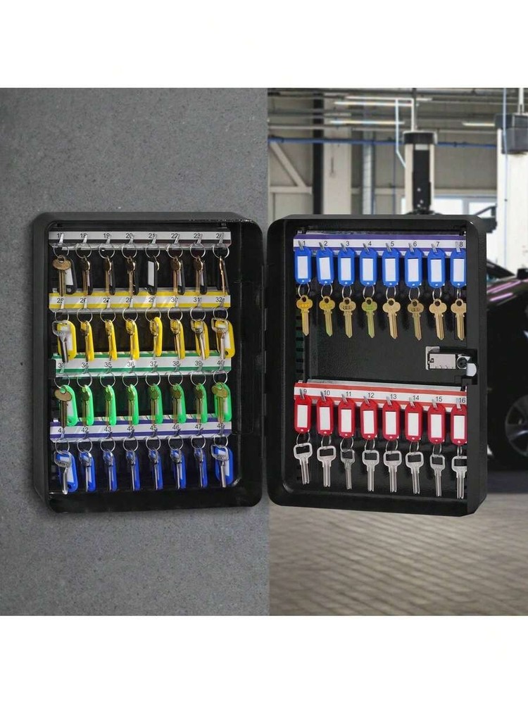 48 Key cabinetswith combination lock and key lock,digital security storage boxes