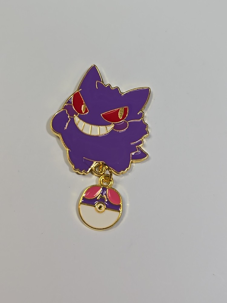 Gengar w/ Dangling Charm Lapel Pin Pokemon Character