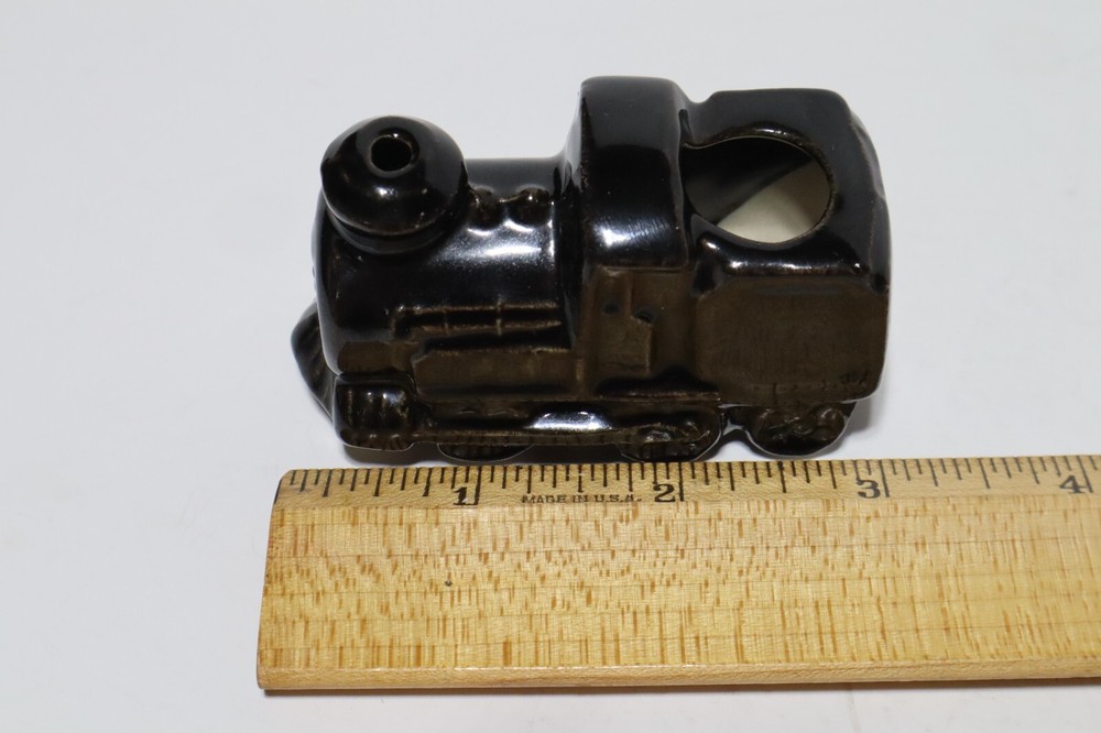 Black Train Engine Toothpick Holder