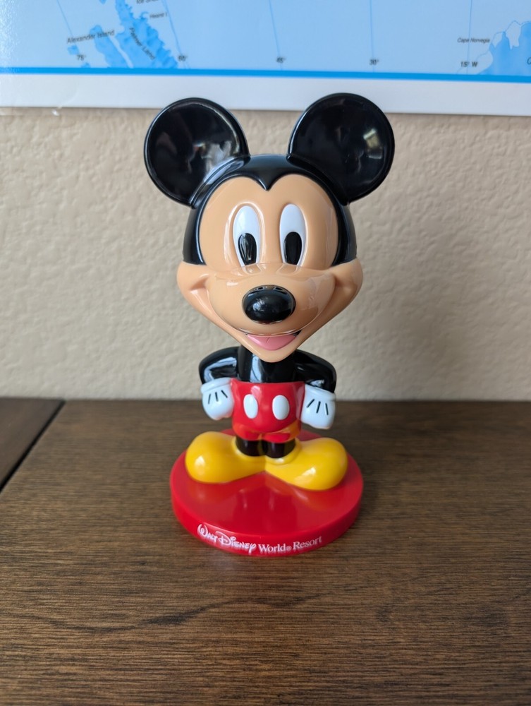 Mickey Mouse 8” Plastic Bobblehead - Walt Disney World  Resort