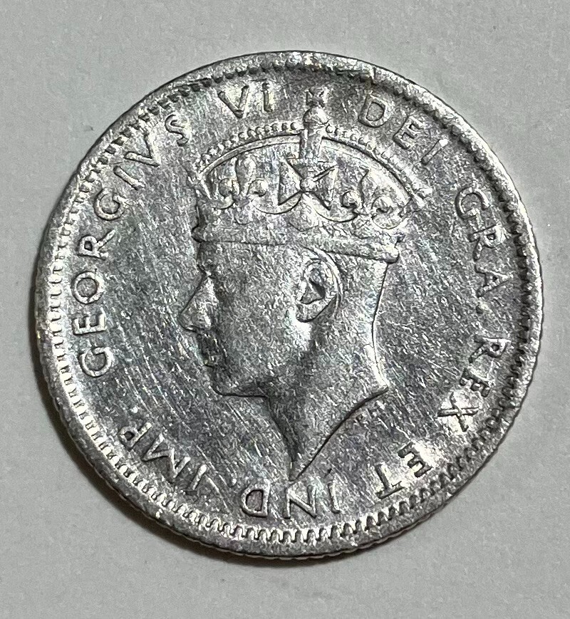 1941 Newfoundland Silver 10 cents