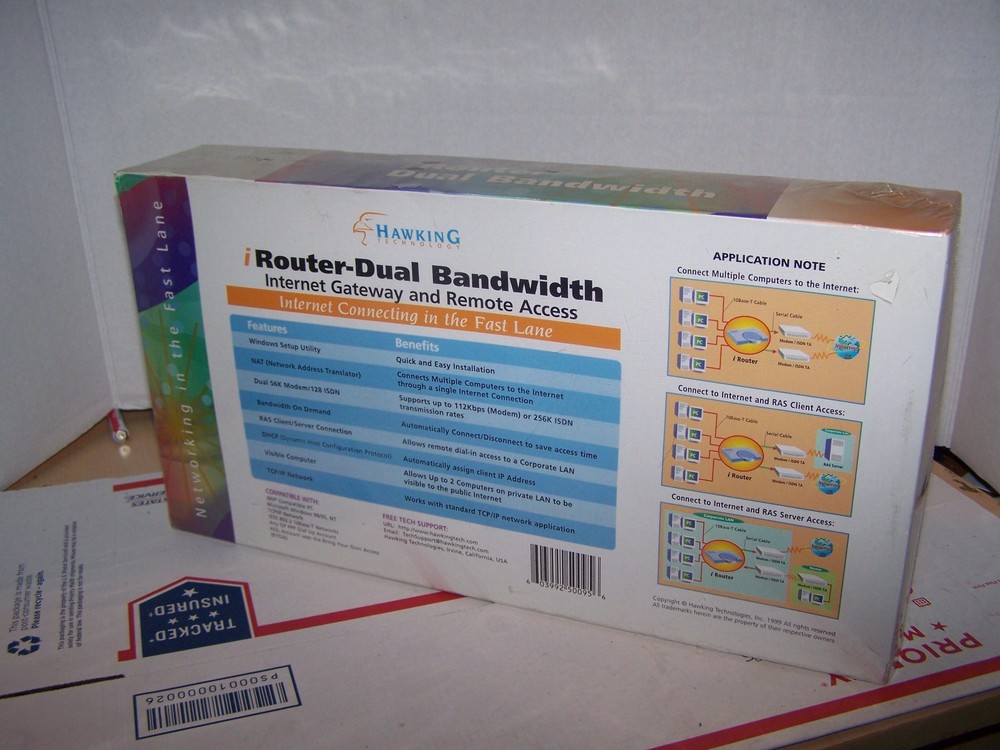 Hawking Technology iRouter-Dual Bandwidth Internet Gateway and Remote Access