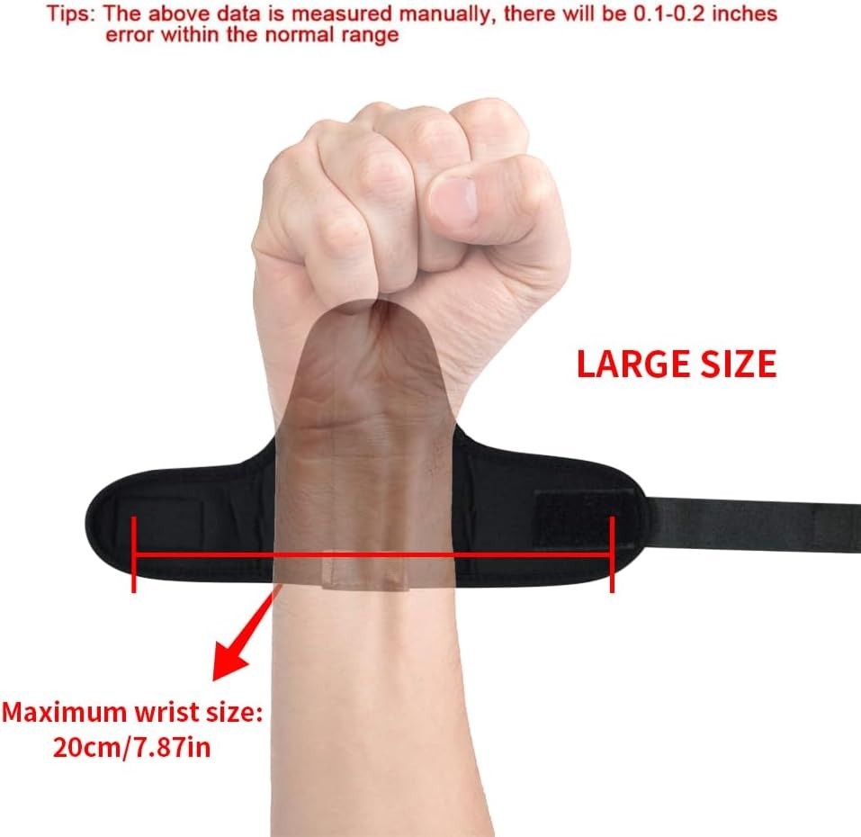 Ambidextrous Golf Wrist Support - Large Size Training Aid for Improved Swings