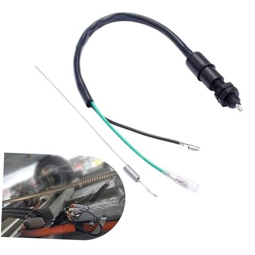 1 PC Rear Brake Light Switch Wire, 14.96 Inches Tail Light Switch with Spring