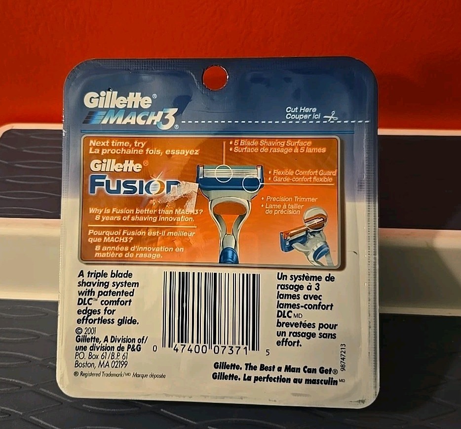 Gillette Mach 3 Razor Blade Cartridges 5 Pack