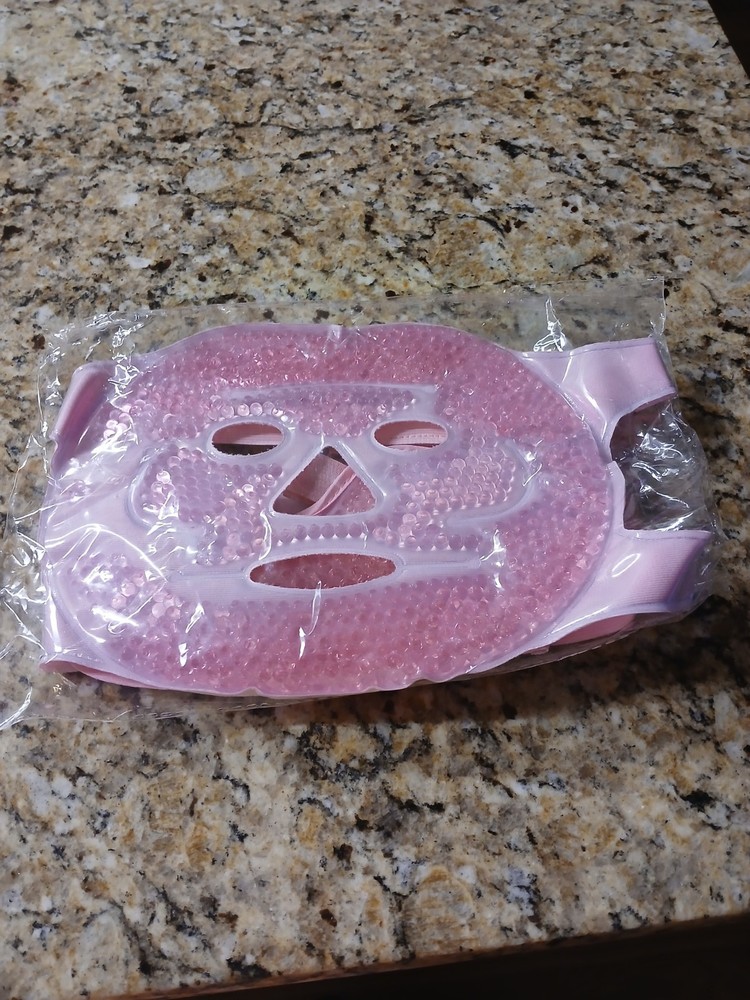 Face and Eye Cooling Gel Masks - Pink