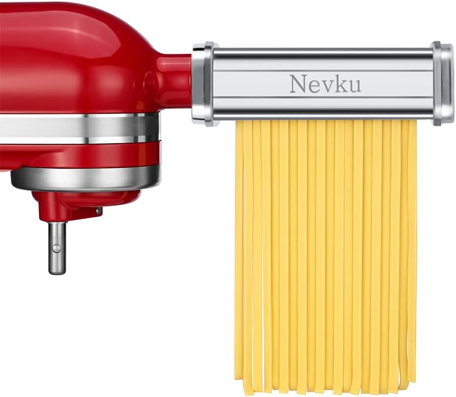 Pasta Maker Attachments Set for All Kitchenaid Stand Mixer, Including Pasta Shee