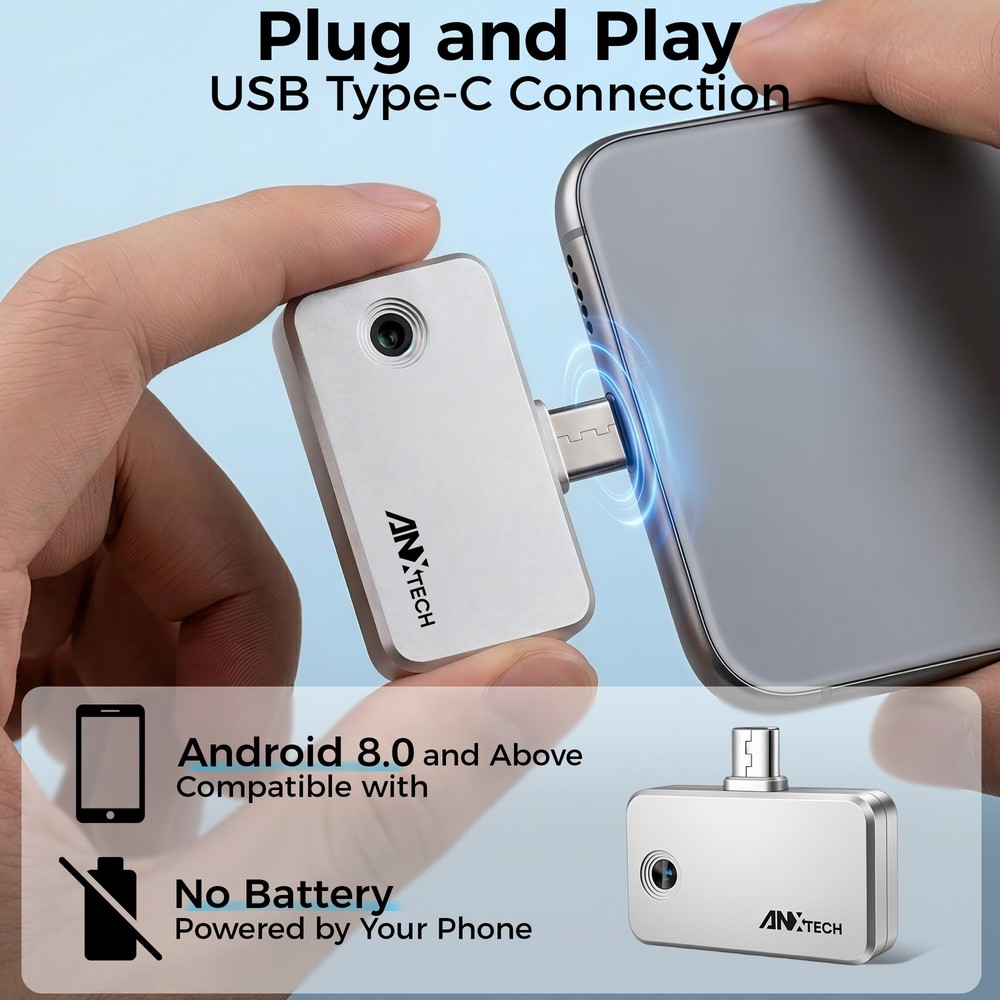 ANXTECH TISR 240*240 Resolution for Android Infrared Thermal Camera