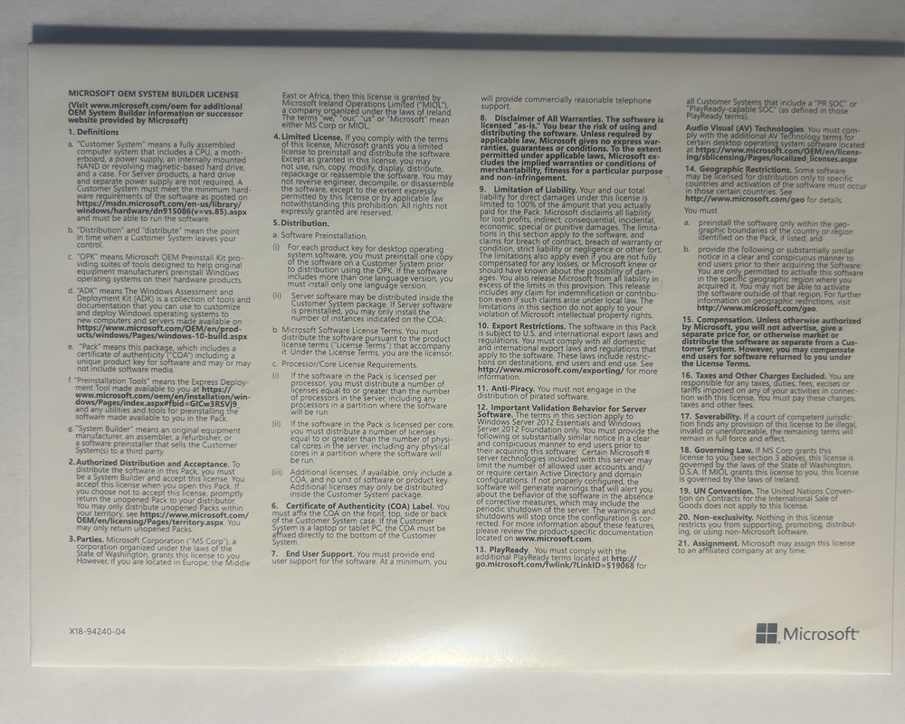 Microsoft Windows server 2025 datacenter 64 Core Unlimited Cals License Key (NEW