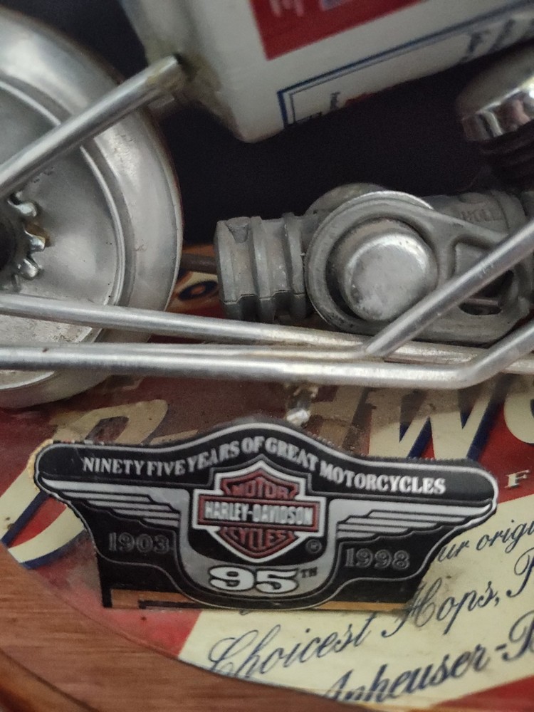 Hand Made Budweiser Can Motorcycle No Two Are Exactly Alike