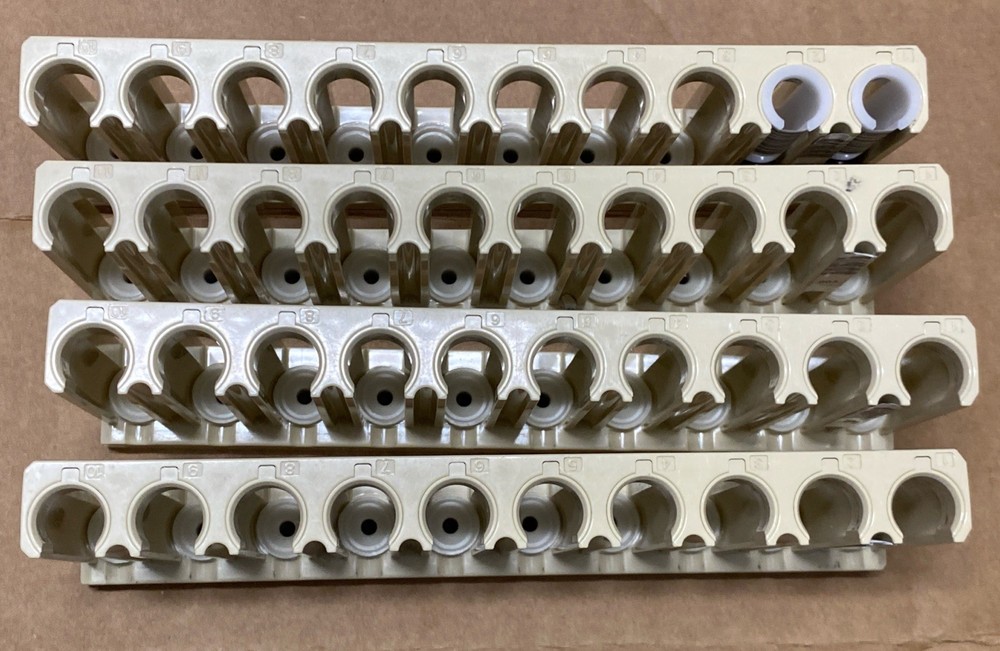 Sysmex 10-Position Sample Rack Lot Of 4 EUC