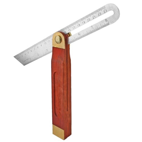 9 Inch Multi Angle Sliding T-Bevel Angle Ruler Protractor, 360 Degree