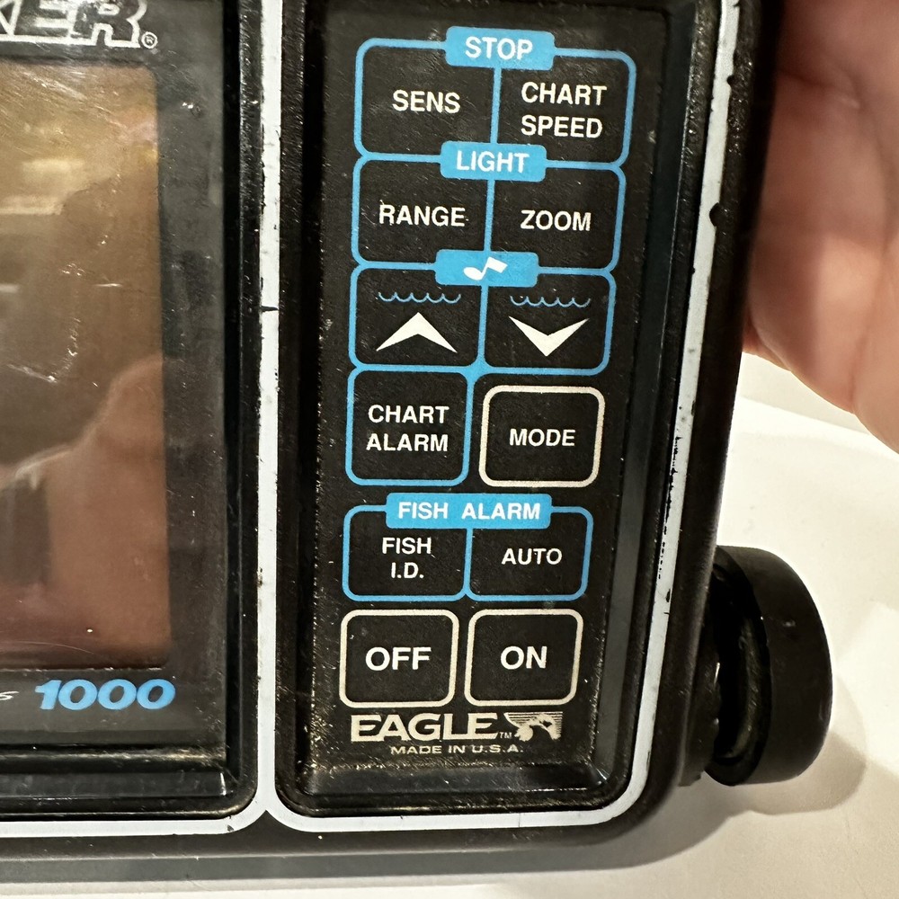 Eagle Tracker Pro Series 1000 Fish Finder Untested For Parts Only