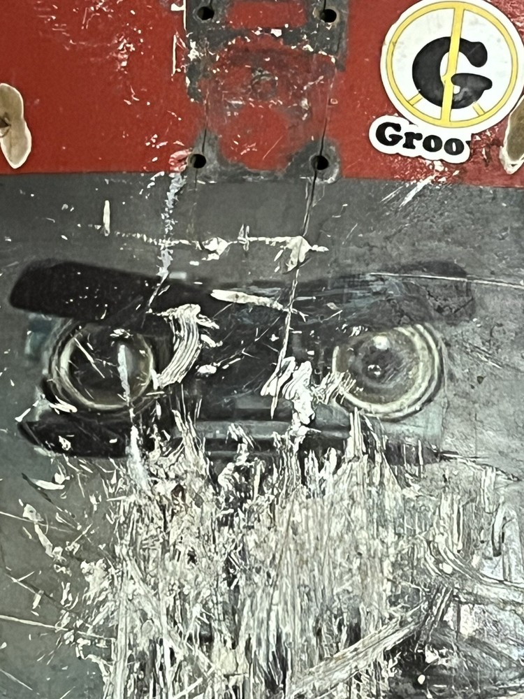 🔥 Johnny 5 Short Circuit Skateboard Thrashed Wall Decor Art 80s Robot Five