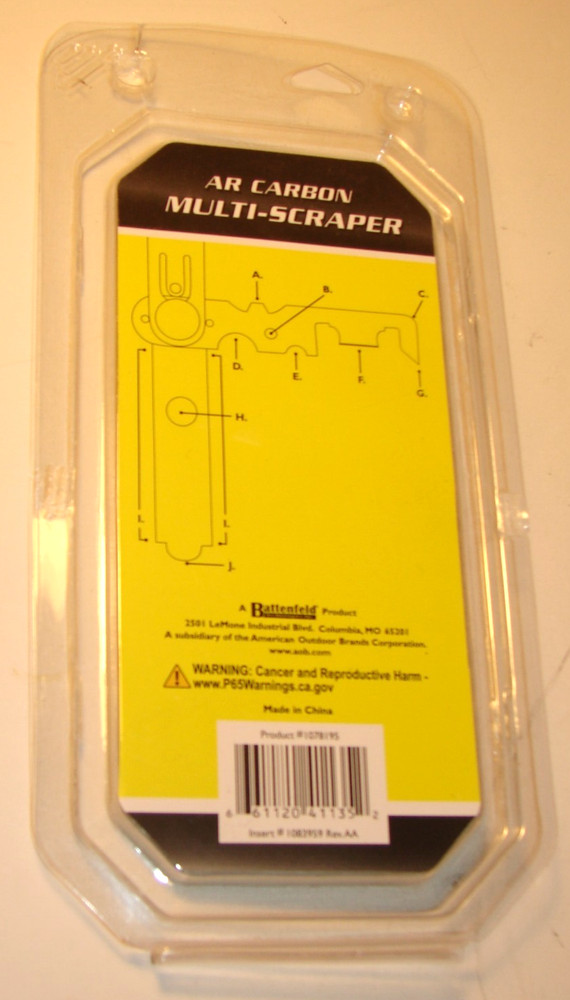 WHEELER ENGINEERING Delta Series AR CARBON Multi Scraper Tool #1078195 *NEW*