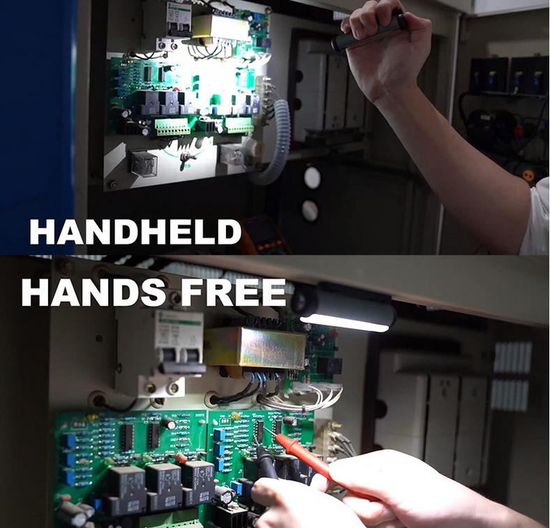 Magnetic Penlight Pocket COB Work Light Rechargeable LED Flashlight Waterproof