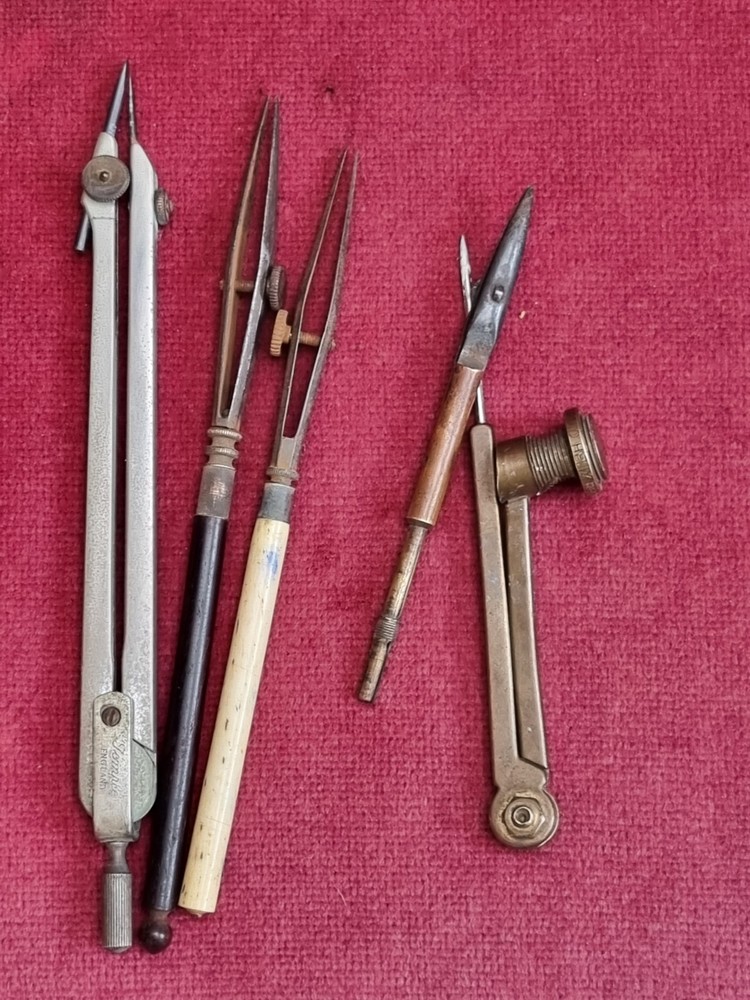 vintage architect /draughtsman pens etc