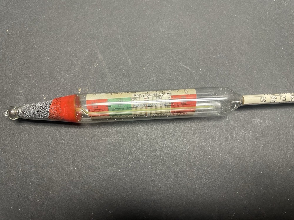 Vintage German Hydrometer Proof & Tralle's Scales