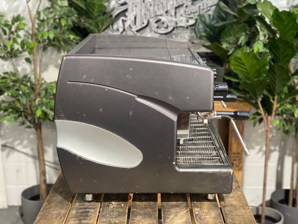 GRIMAC 2 GROUP BLACK / GREY ESPRESSO COFFEE MACHINE