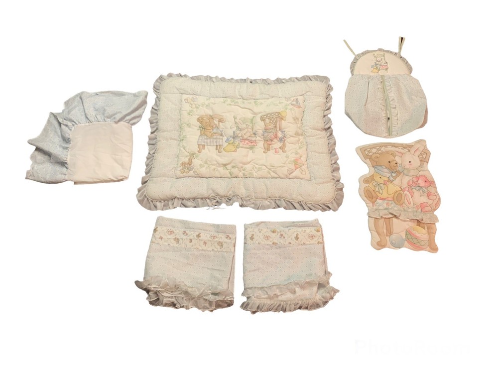 Vintage Judi’s Bear Bunny Duck Lamb Nursery Set