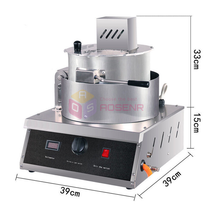 Automatic Gas Popcorn Making Machine Single Pot Spherical Popcorn Maker