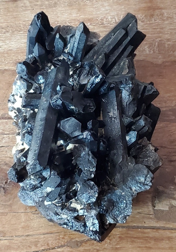 Black Tourmaline Crystal, Massive Protection