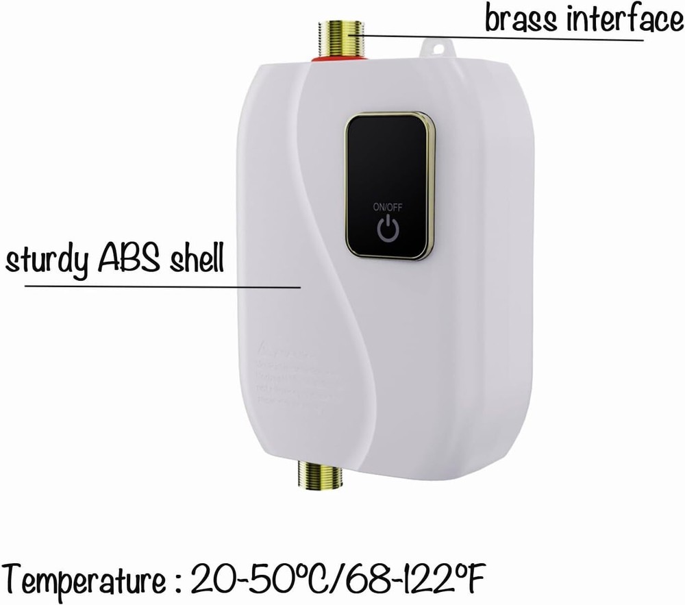 Ducha Eléctrica Para Baño Sin Tanque Calentador Instantáneo Agua Eléctrico 110 V