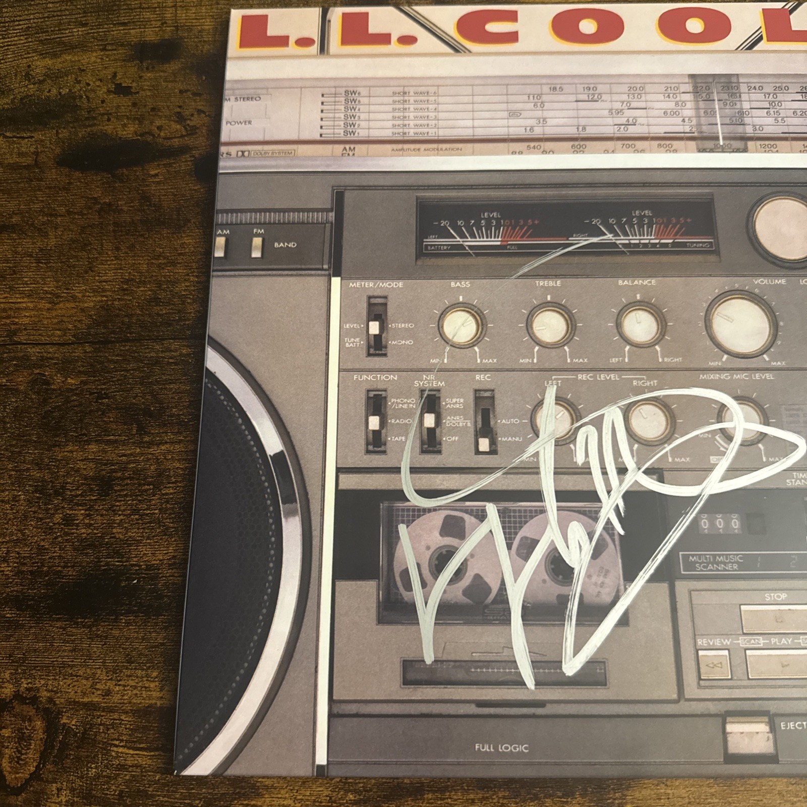 LL COOL J signed autographed Radio Album Vinyl LP Beckett Coa