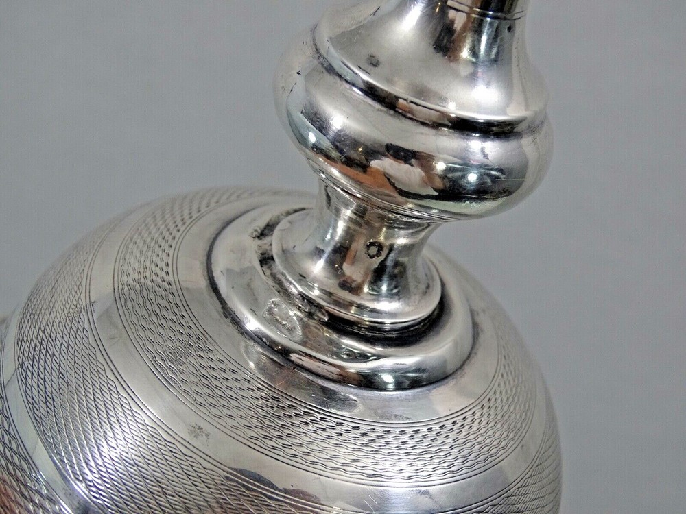 FINE ANTIQUE AUSTRIAN SILVER CANDLESTICK Hungarian sterling