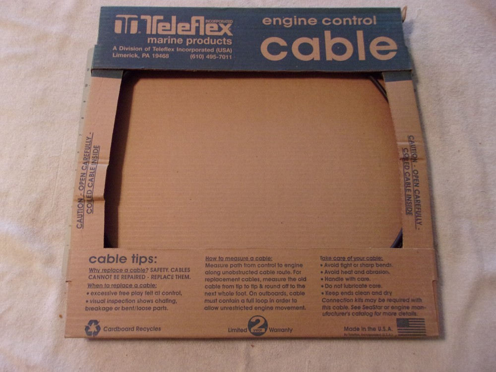 Teleflex CC17010 Control Cable 400 Series 10'