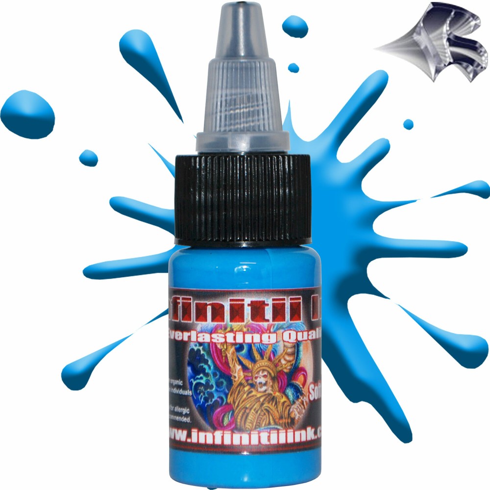 Infinitii Soft Sapphire Blue Tattoo Ink 1/2oz