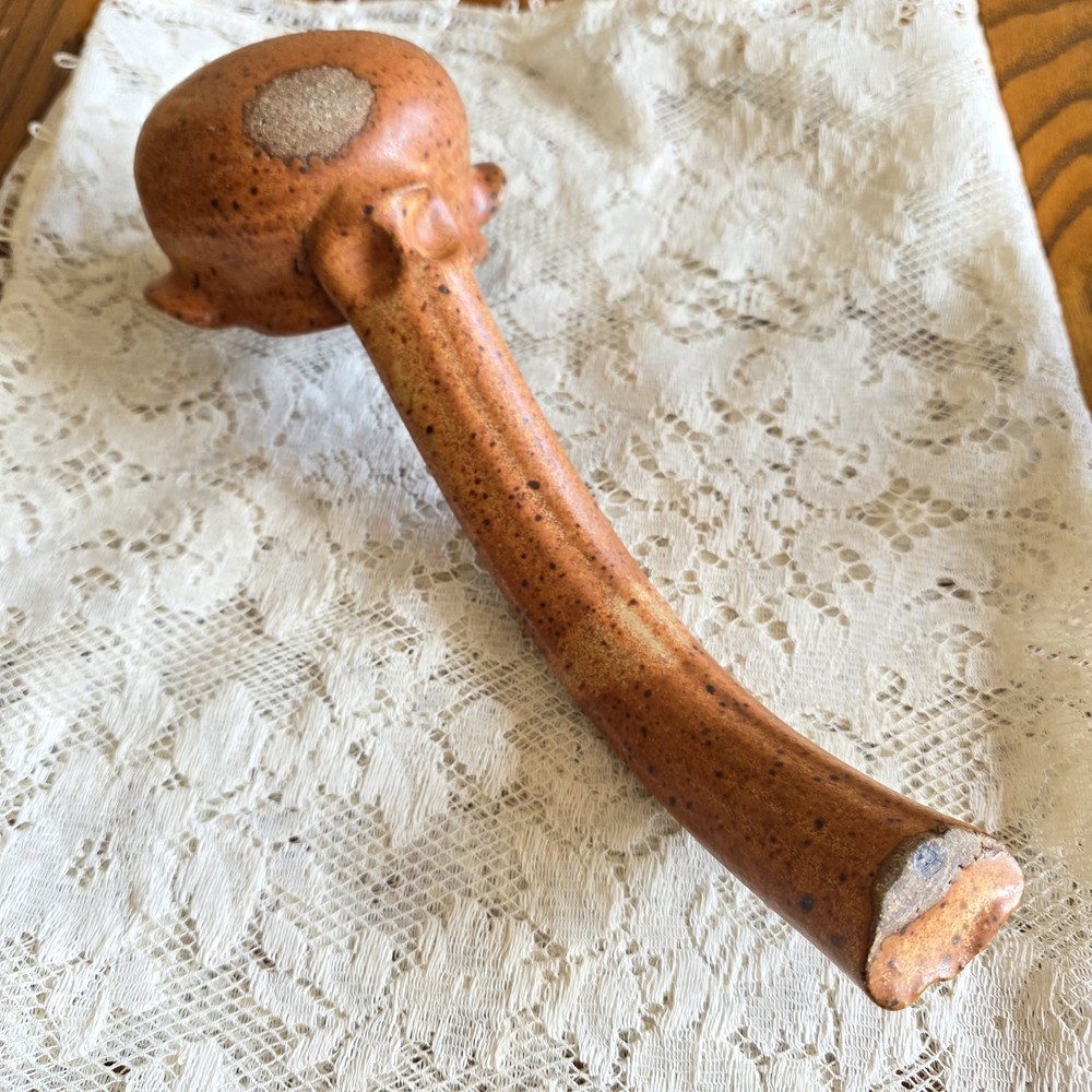 Studio Pottery Large Ladle Earth Tones Fall Decor EUC