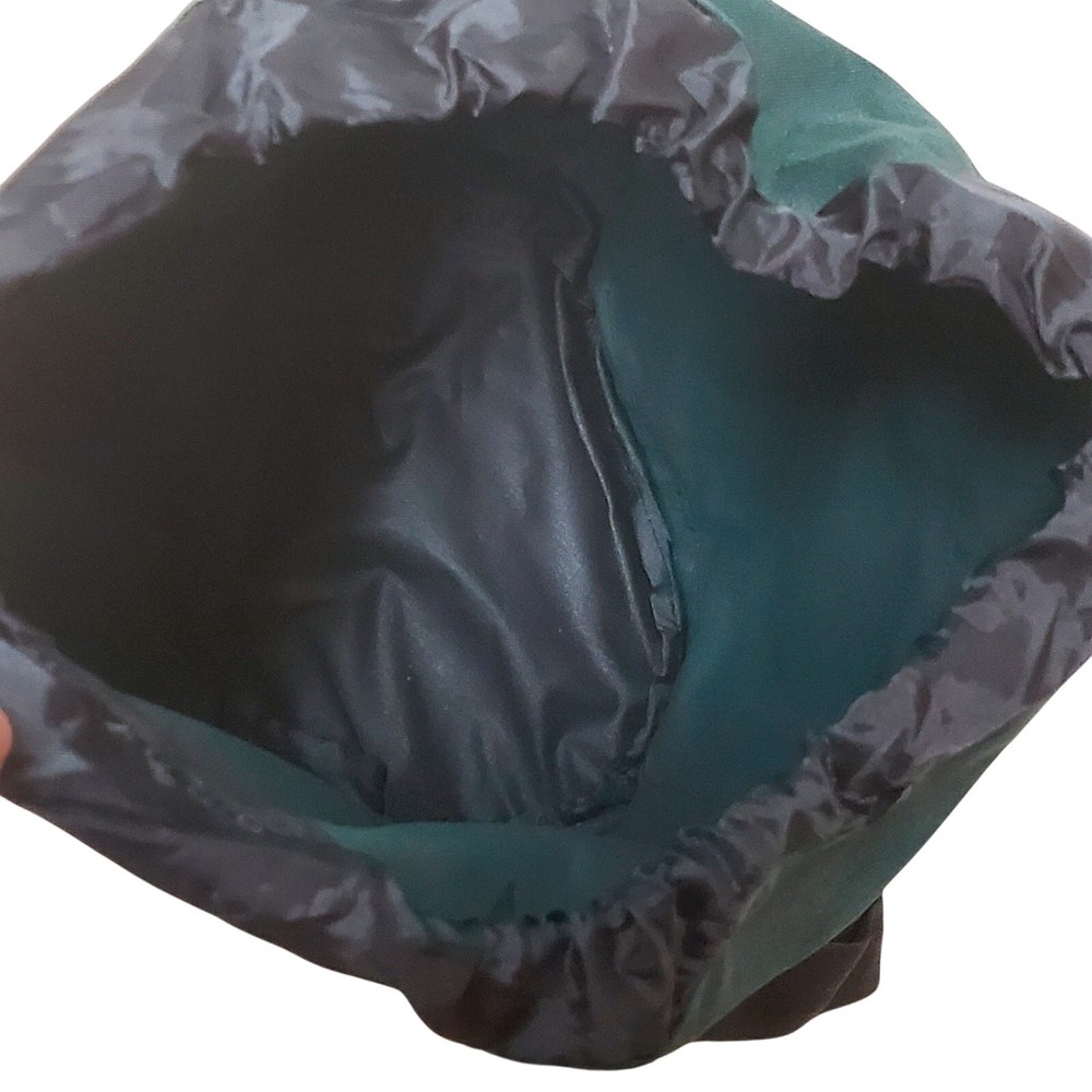 Green Drawstring Single Strap Back Pack 18" x 15"