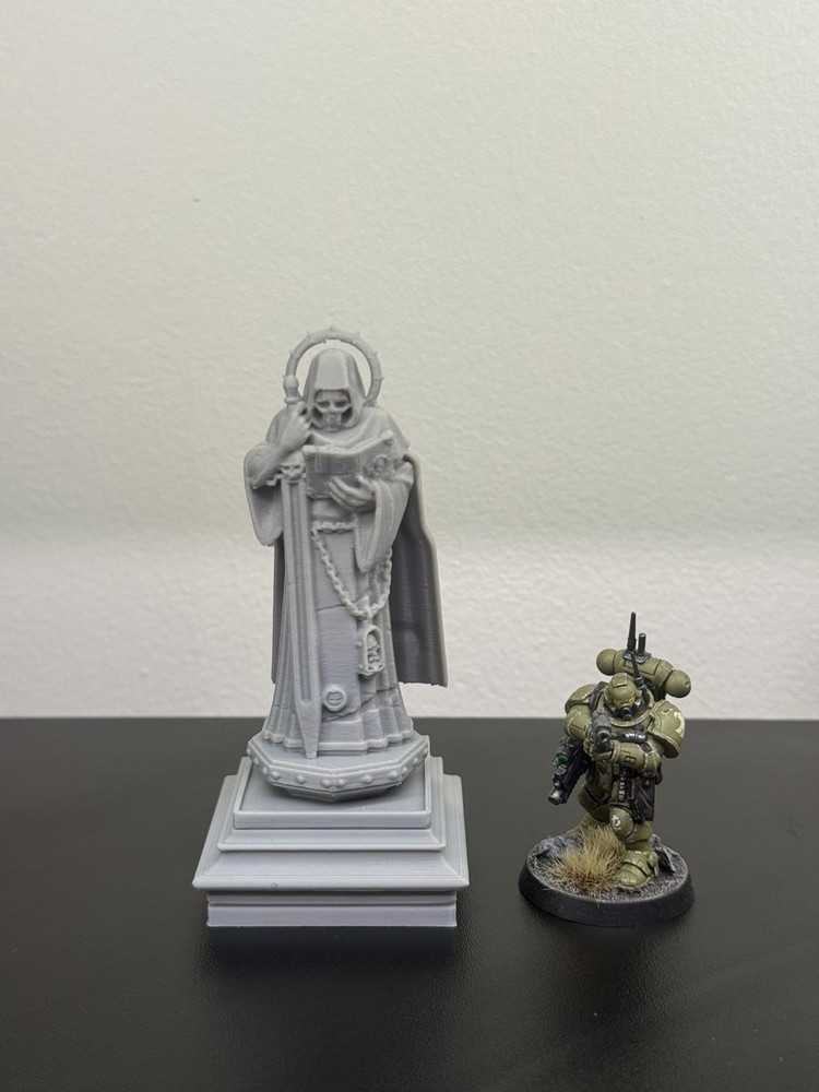 Mini Wargaming Tabletop 40k 3D Printed Terrain Scenery D&D - Grim Dark Statue