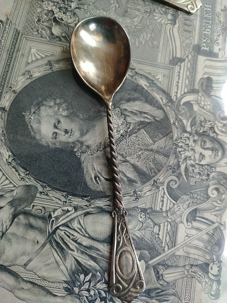 Silver Steak Spoon Silver Probe 875, 6pcs 10 Gr each
