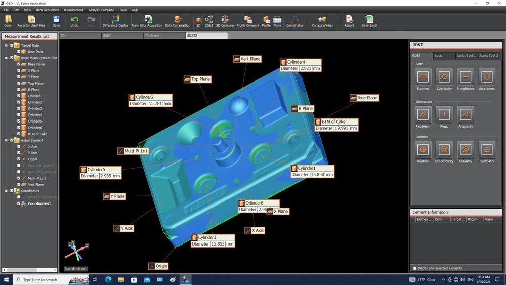3D scanner KEYENCE VL 320 310 300 CMM with full software suite & modules