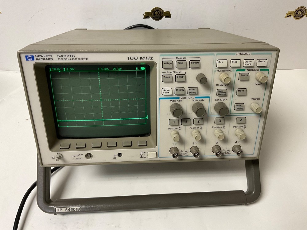 Hewlett Packard HP 54601B Oscilloscope 100MHz 54650A HP-IB Interface module