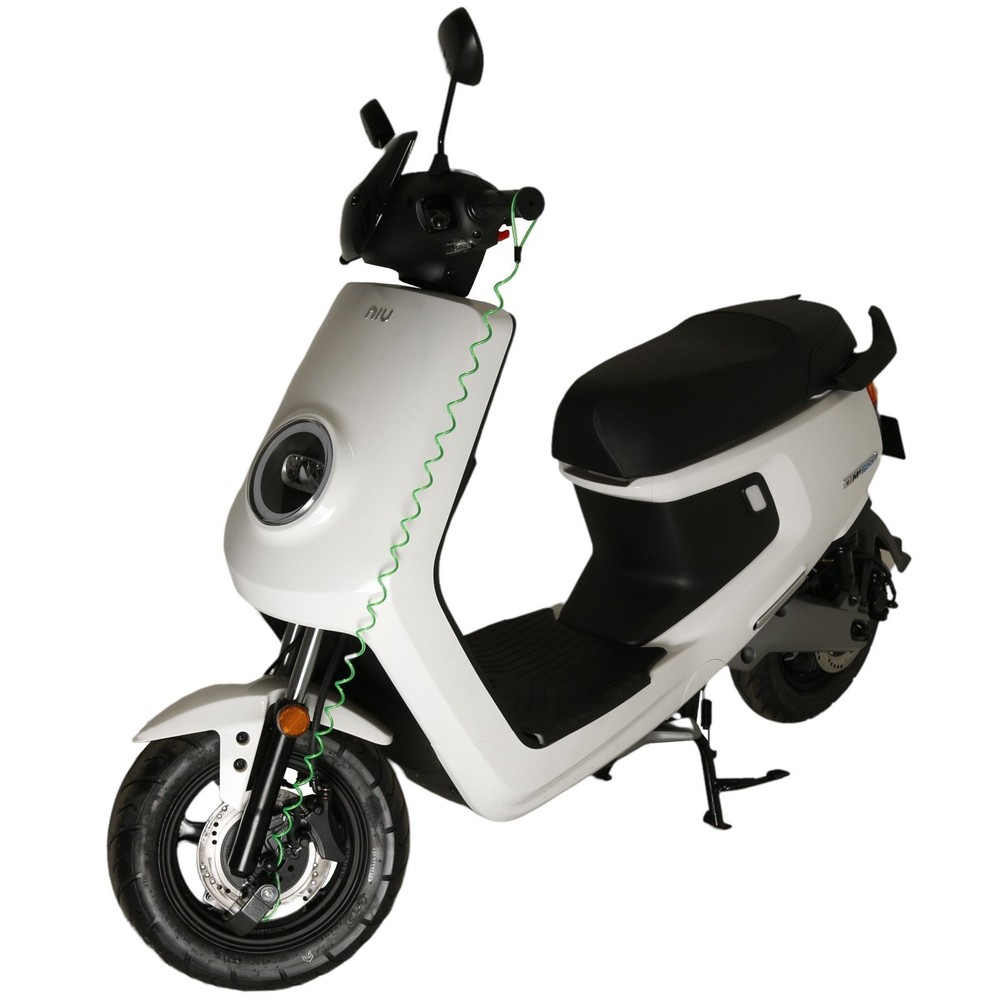 Motorcycle Scooter Chain Lock & Disc Lock + Reminder for 1.2M