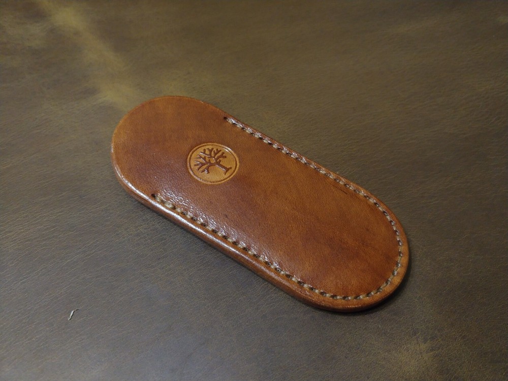 Leather case made for Boker 182 camp knife