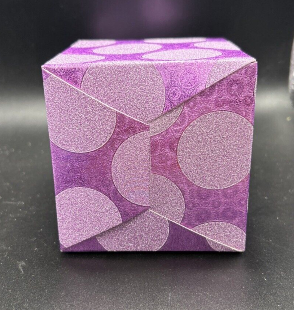 Purple Diamond Gift Boxes 4" 2 Pcs Set