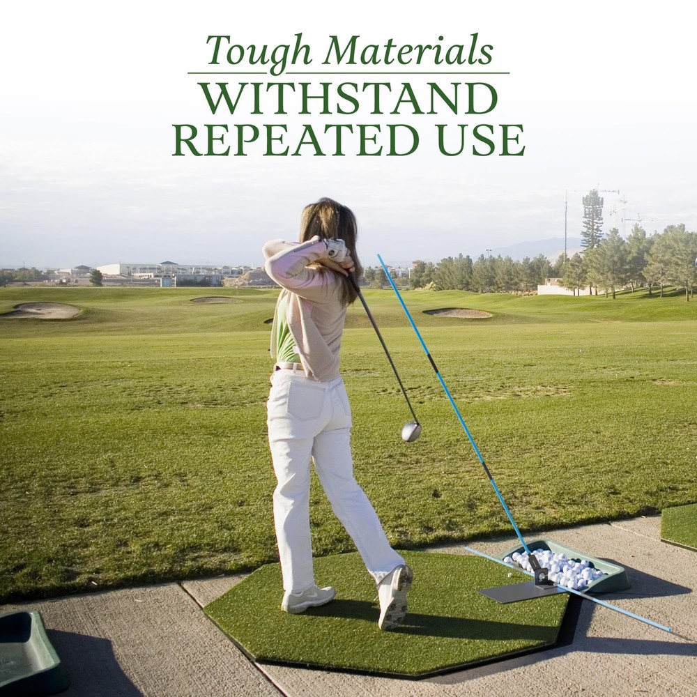 Golf Alignment Stick Holder Plate Professional Swing Trainer Practice Tool Tr...