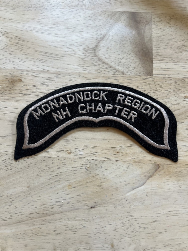 Harley Davidson Monadnock Region NH Chapter Patch New