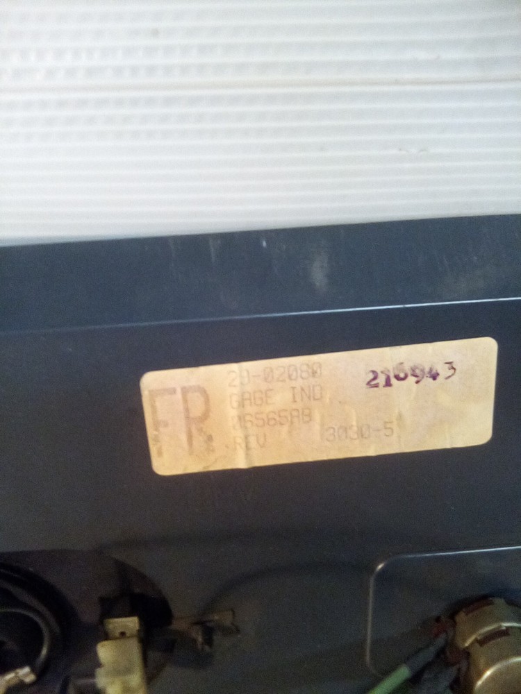 Peterbilt FR 29-02080 Sleeper Control Panel Board 06565AB