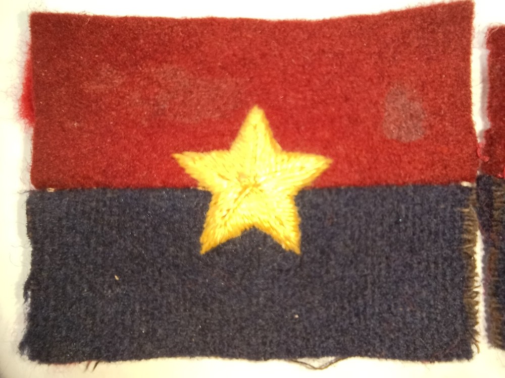 India, General Headquarters Formation Patch Pair, Genuine