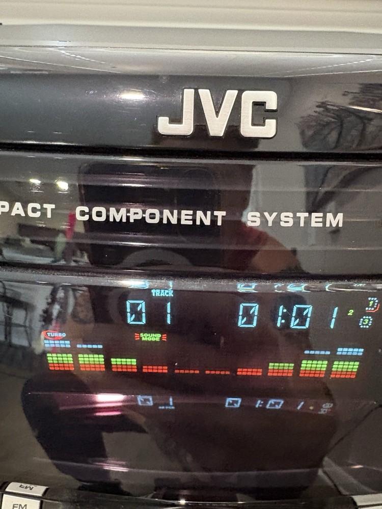 JVC MX-KC58 400W 3CD Compact Component System Black (NO REMOTE)