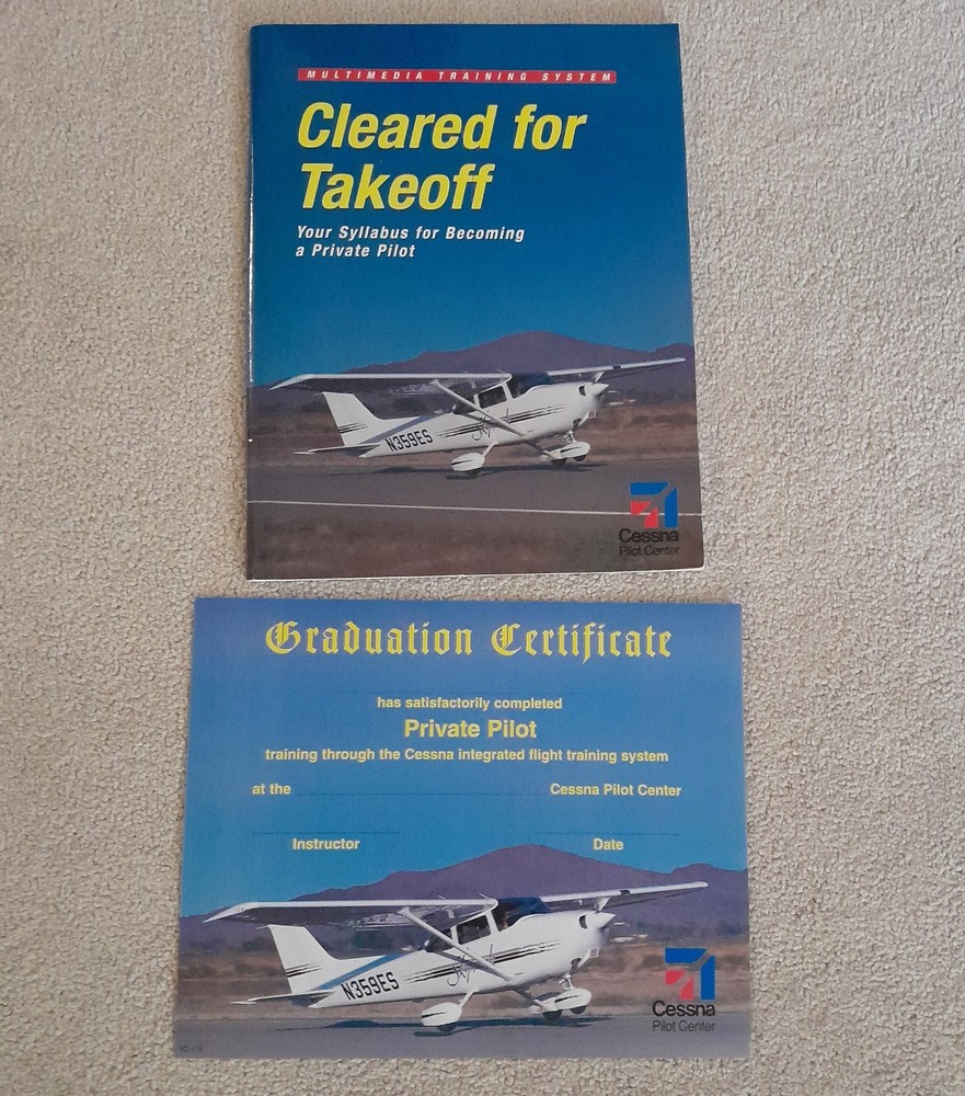 Cessna Private Pilot Cleared For Take Off Books & Multimedia Training Discs